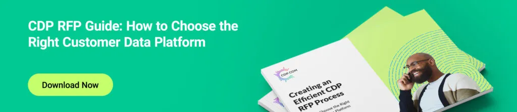 CDP RFP Template Guide — Free CDP evaluation framework for enterprise buyers