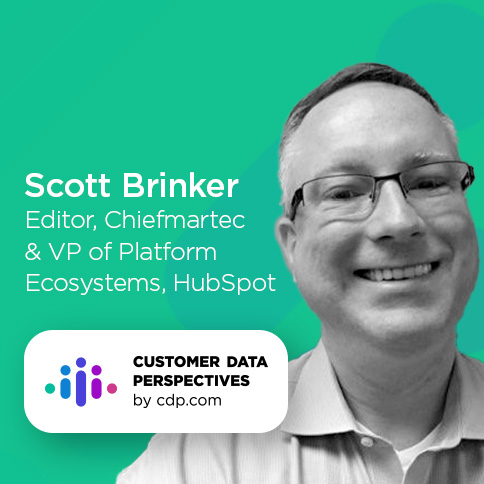 Scott Brinker, Editor of chiefmartec and VP of platform ecosystems at Hubspot on Customer Data Perspectives by CDP.com